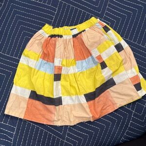 Hello Simone designer cotton skirt with geometric pattern to die for size 8 y